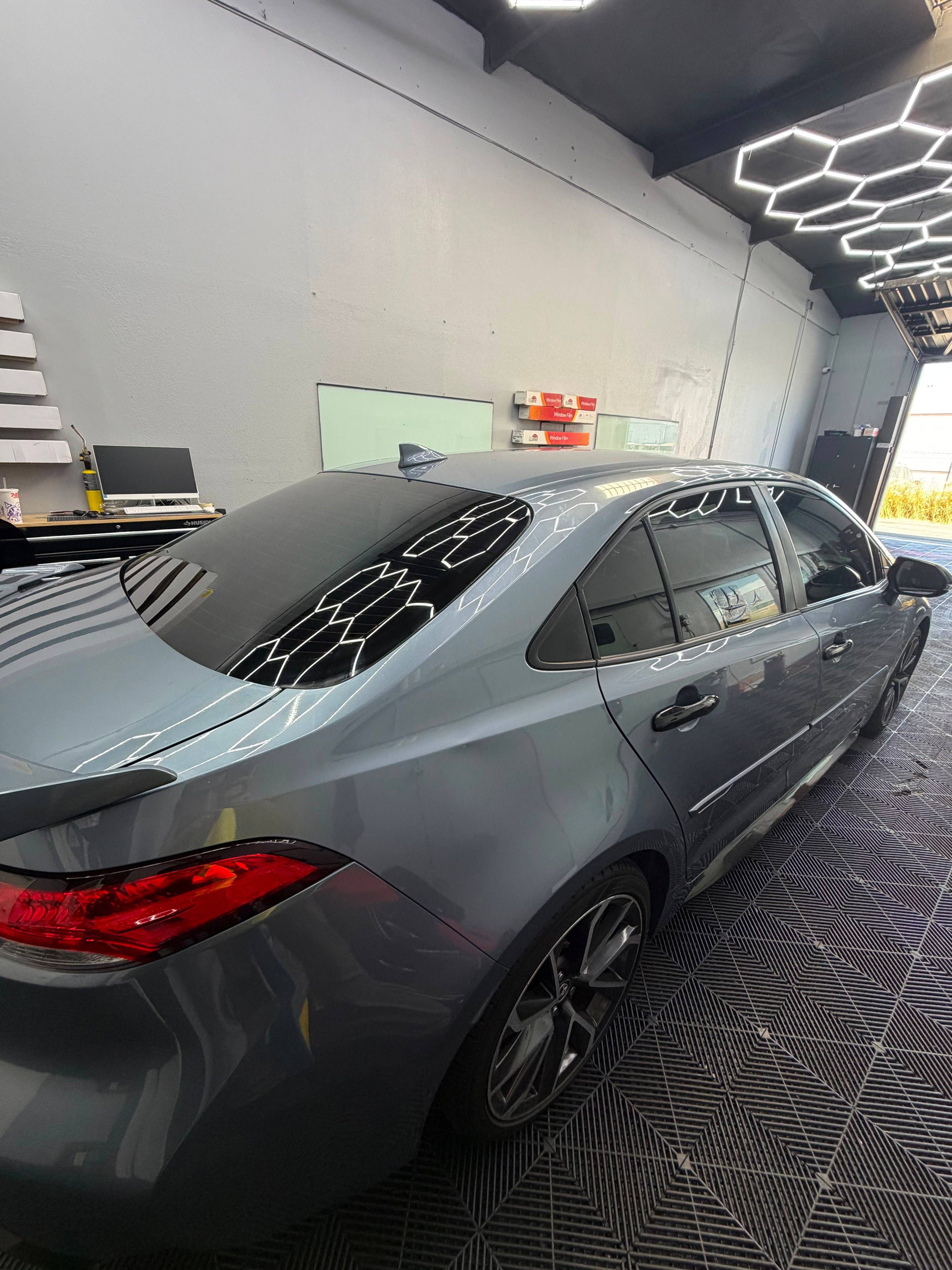 Gray Sedan — Window Tint