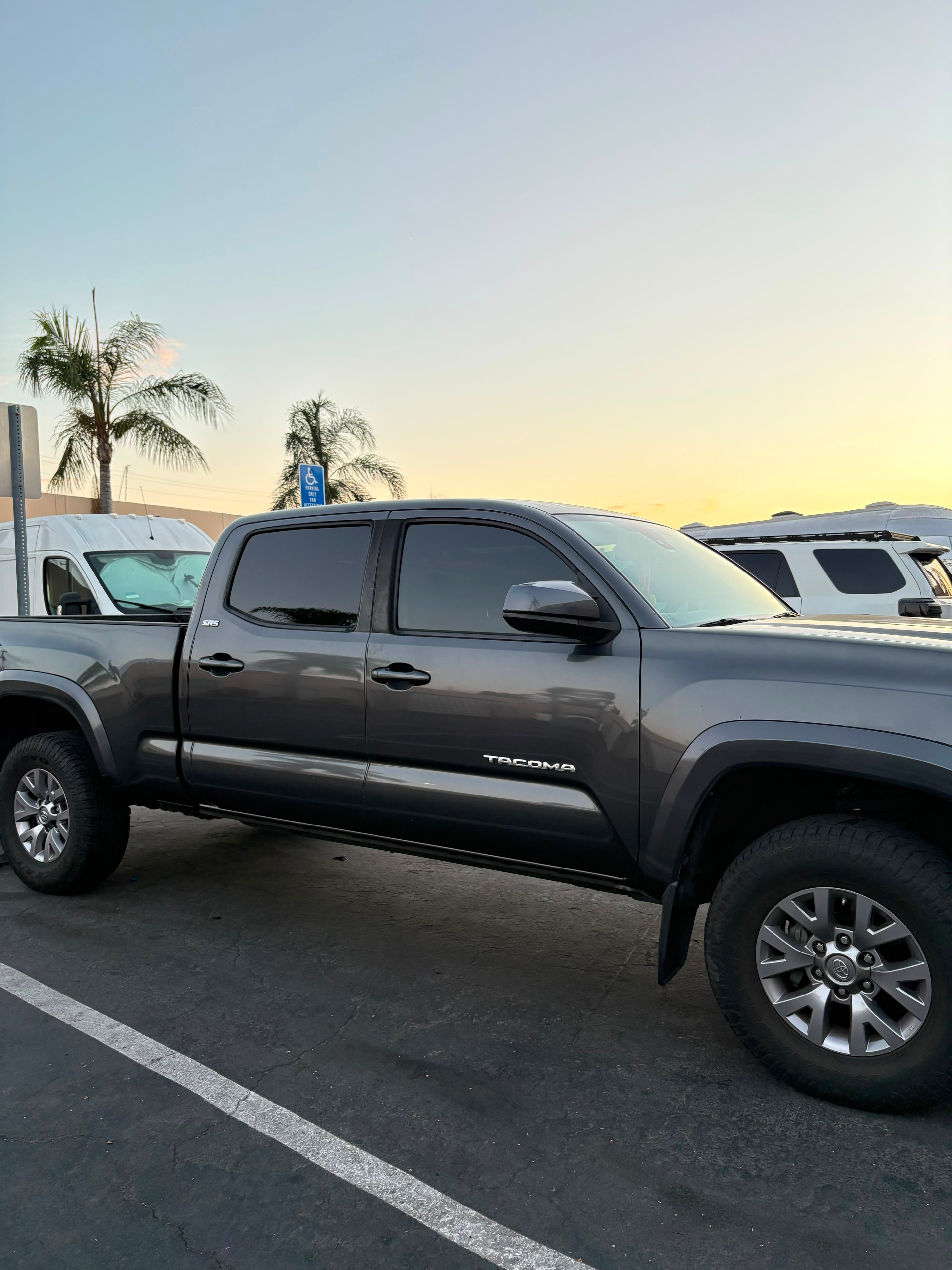 Toyota Tacoma (Gray) — Window Tint
