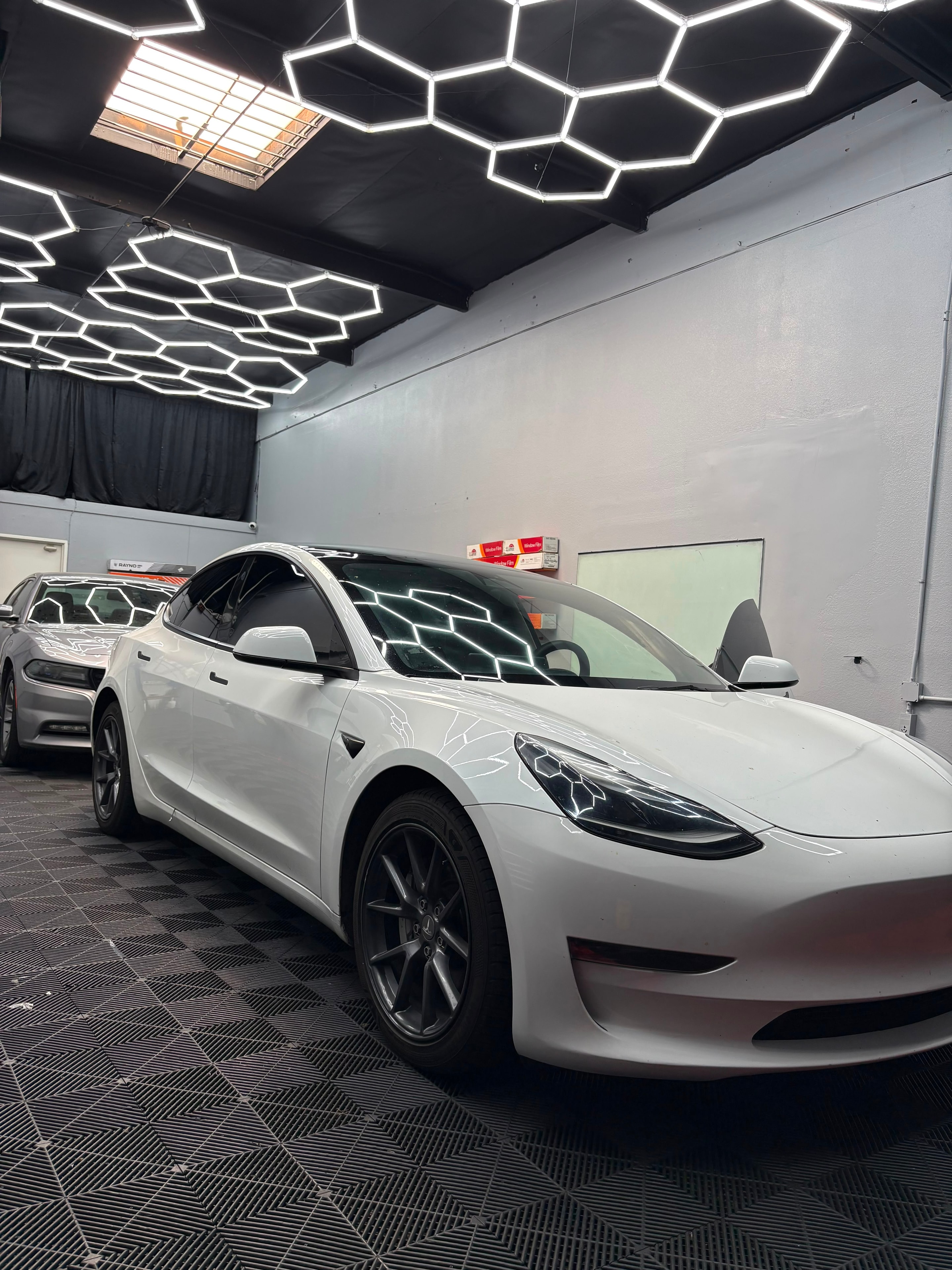 Tesla Model 3 (Silver) — Window Tint